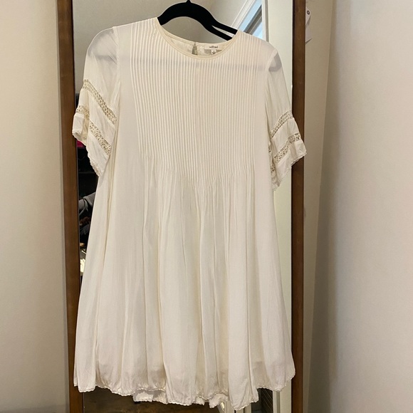 Aritzia Wilfred Sonore Dress white size small